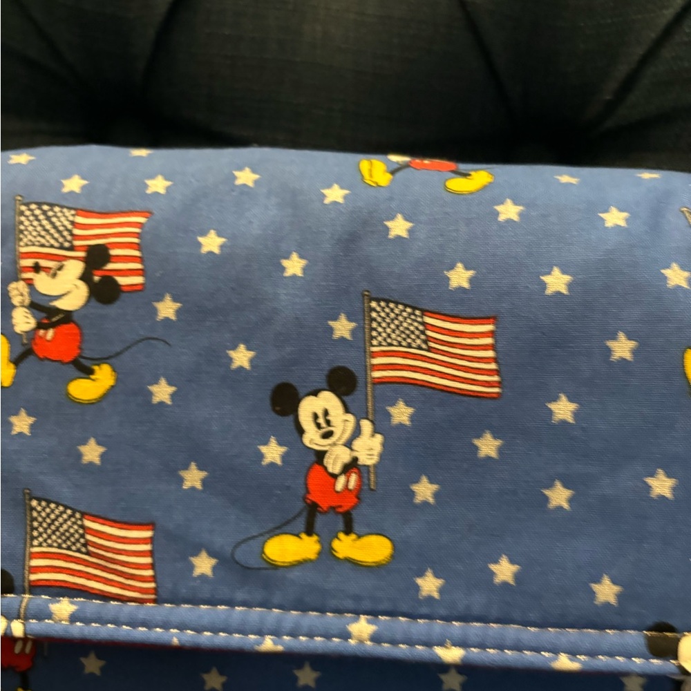 Disney Mickey Mouse Patriotic Custom Made Purse -… - image 2